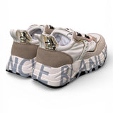 Sneaker donna Voile Blanche Club 105 bianca beige rosa 1N61 