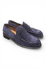 Mocassino camoscio blu Franco Fedele