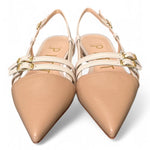 Slingback cintini beige latte Matteo Pitti 
