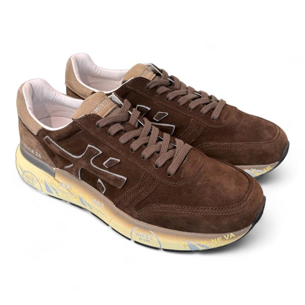 Sneaker uomo Premiata Mick 7898 suede testa di moro 