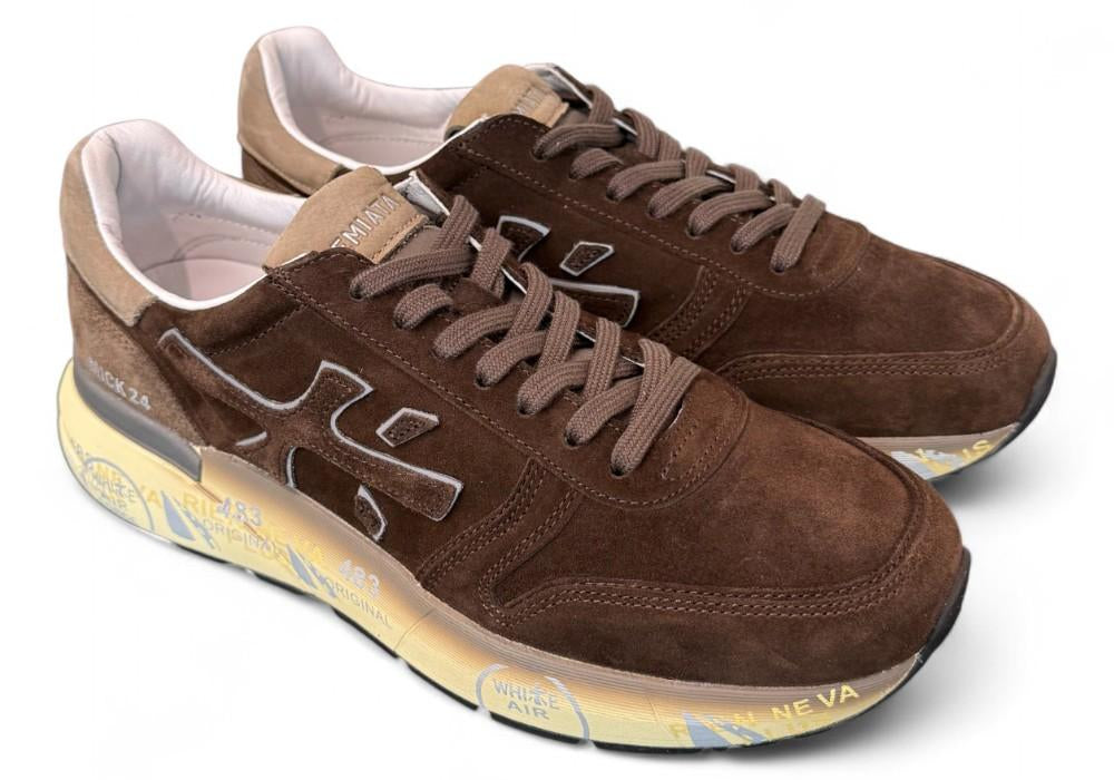Sneaker uomo Premiata Mick 7898 suede testa di moro 