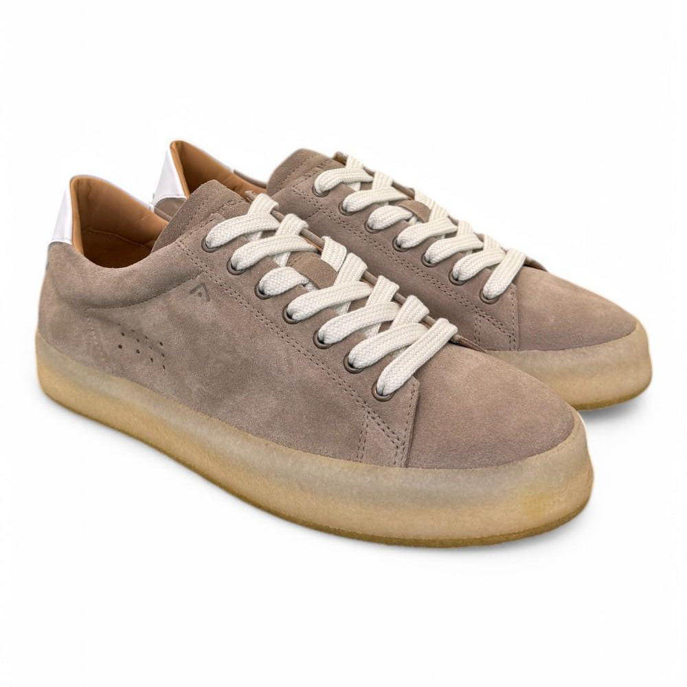 Sneaker camoscio taupe fondo para Ambitious<BR/> 