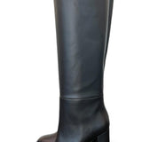 Stivale tubo nappa nera T90 Bianca Di<BR/> 