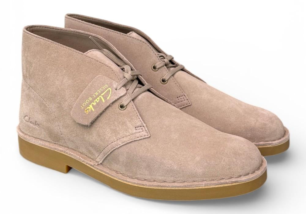 Scarpa uomo Desert Boot Evo beige Clarks<BR/> 