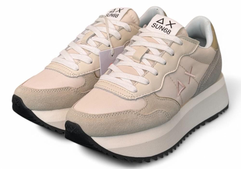 Sneaker donna SUN 68 BIG ALLY white beige grey 