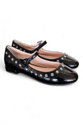 Ballerina borchie vernice nera Matteo Pitti