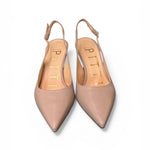 Slingback trasversale pelle taupe Matteo Pitti 