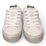 Sneaker bianca argento platform Crime London 