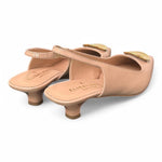 Slingback bottone nude Elisa Lanci 