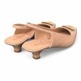 Slingback bottone nude Elisa Lanci 