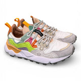 Sneaker donna Yamano 3 1n21 white mango multi Flower Mountain 