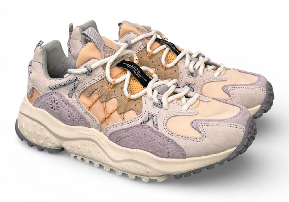 Sneaker donna Yamabushi 1N34 uni beige lilac Flower Mountain 