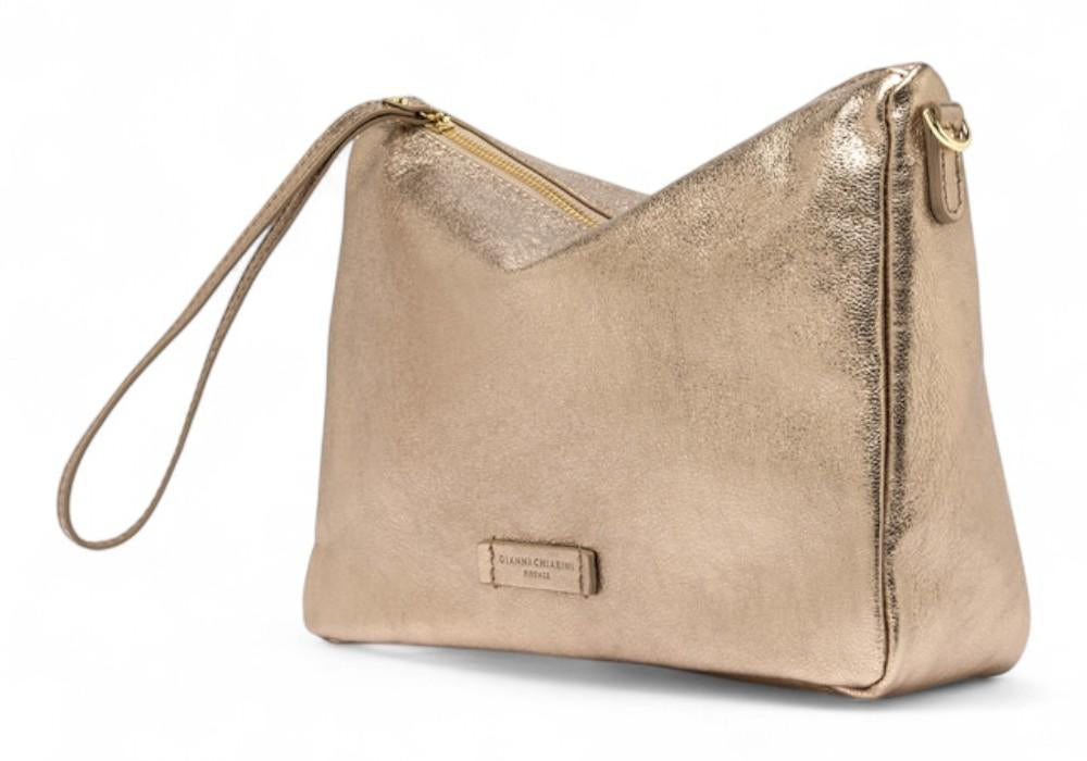 Pochette Nora pelle mirage Gianni Chiarini<BR/> 