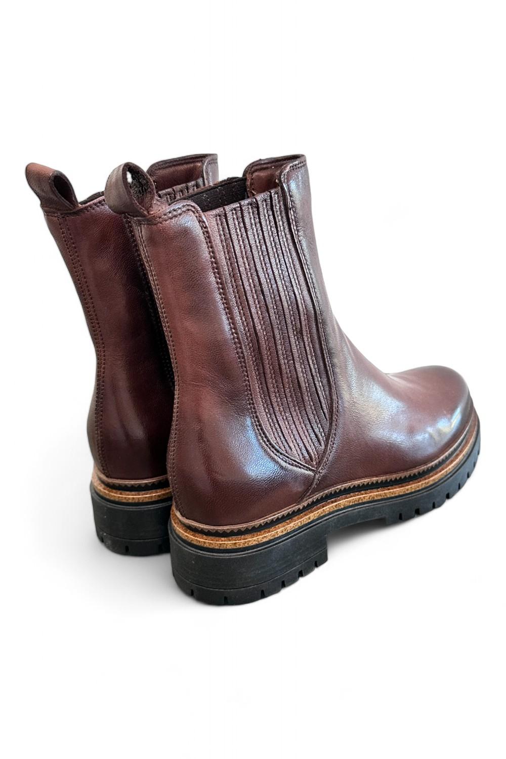 Stivaletto beatles pelle cuoio Mjus<BR/> 