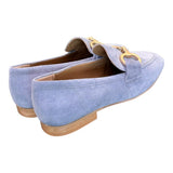 Mocassino suede cielo accessorio Francesco B. 