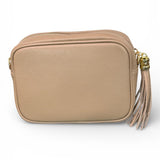 Borsina camera case pelle taupe 