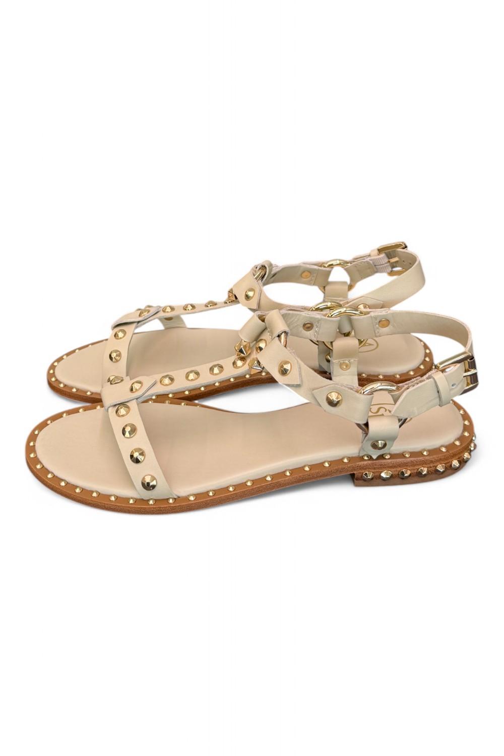 Sandalo ASH Patsy04 pelle latte 