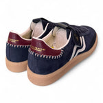 Sneaker uomo low suede blu Primabase <BR/> 