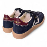 Sneaker uomo low suede blu Primabase <BR/> 
