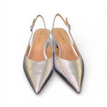 Slingback laminata argento T50 Chiconic 