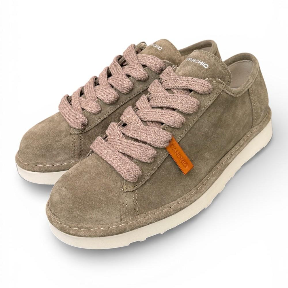 Allacciato uomo Panchic P01 suede khaki 