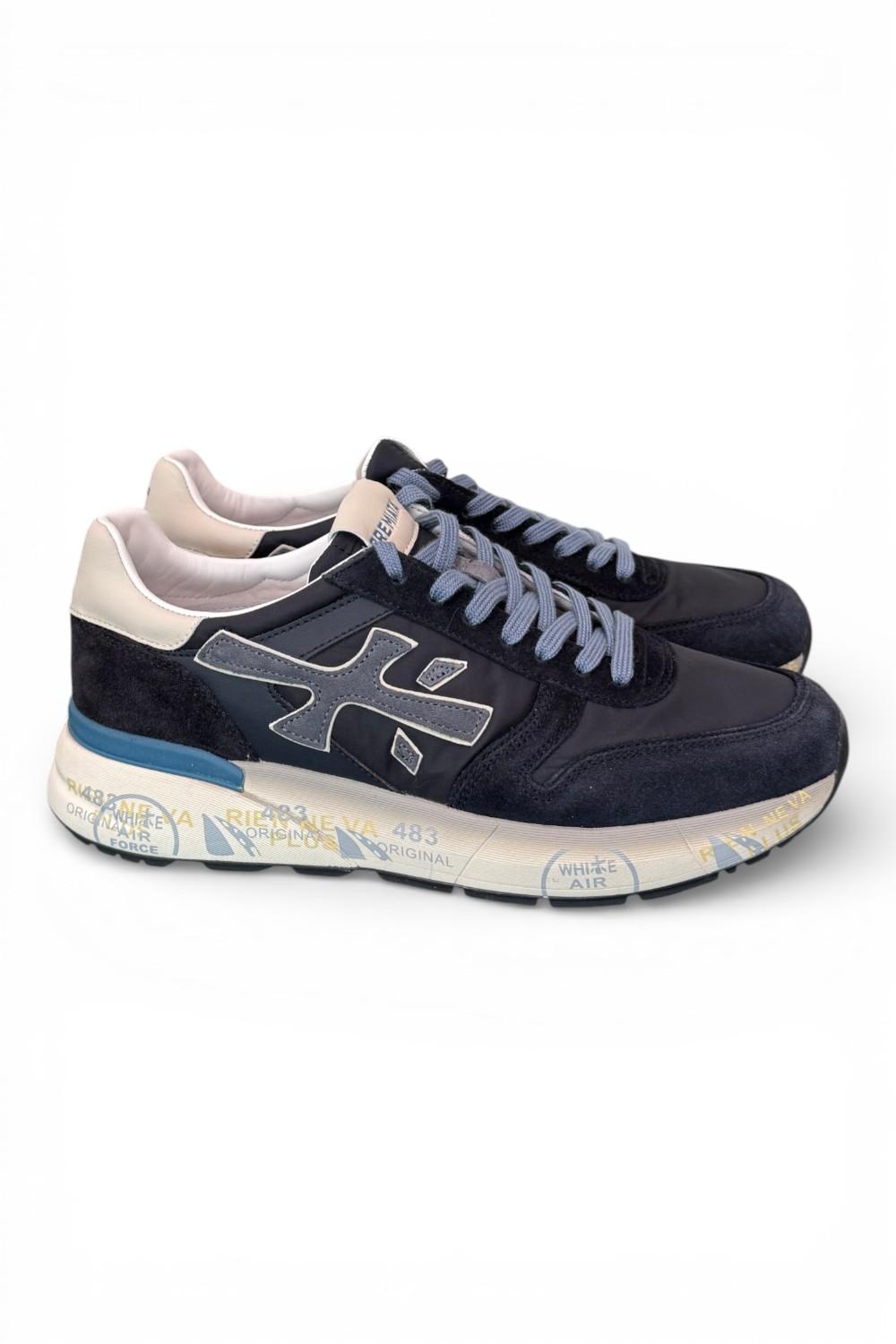 Sneaker uomo Mick 7716 Premiata blu grigio 
