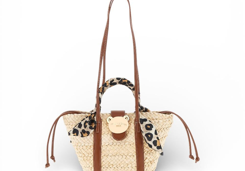 Secchiello paglia Soleil Basket beige leo Rue Madam 