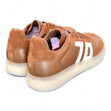 Sneaker uomo Boston Back 70 cuoio bianca 