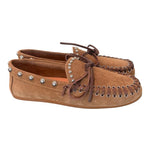 Mocassino fiocco suede sigaro Inuovo<BR/> 