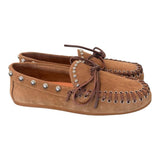 Mocassino fiocco suede sigaro Inuovo<BR/> 