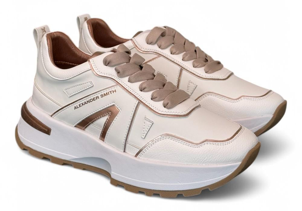 Sneaker donna Liverpool white copper Alexander Smith<BR/> 