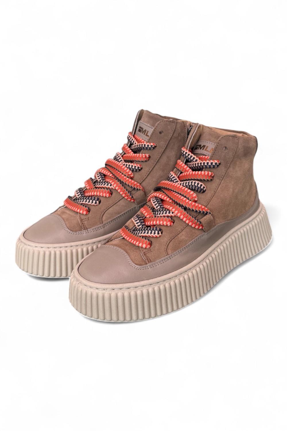 Polacco sneaker taupe Meliné 