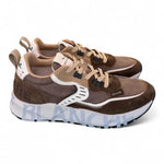 Sneaker uomo Club 01 Marrone Voile Blanche<BR/> 