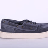 Scarpa barca tela blu Natural World 