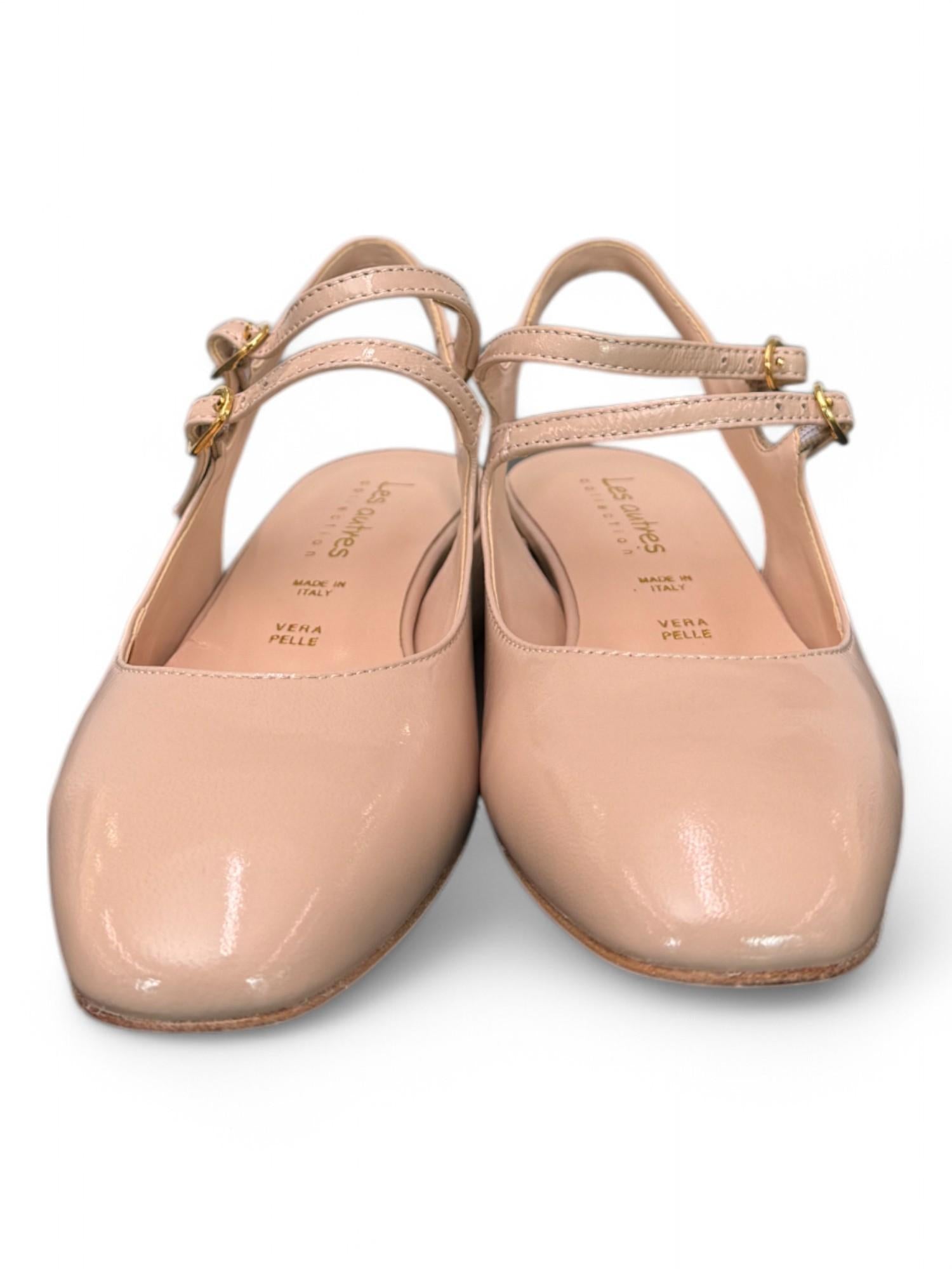 Slingback cinturini T30 cipria Les Autres<BR/> 
