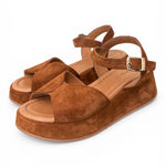 Sandalo fascia suede bruciato Z50 Frau 