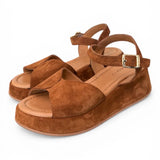 Sandalo fascia suede bruciato Z50 Frau 