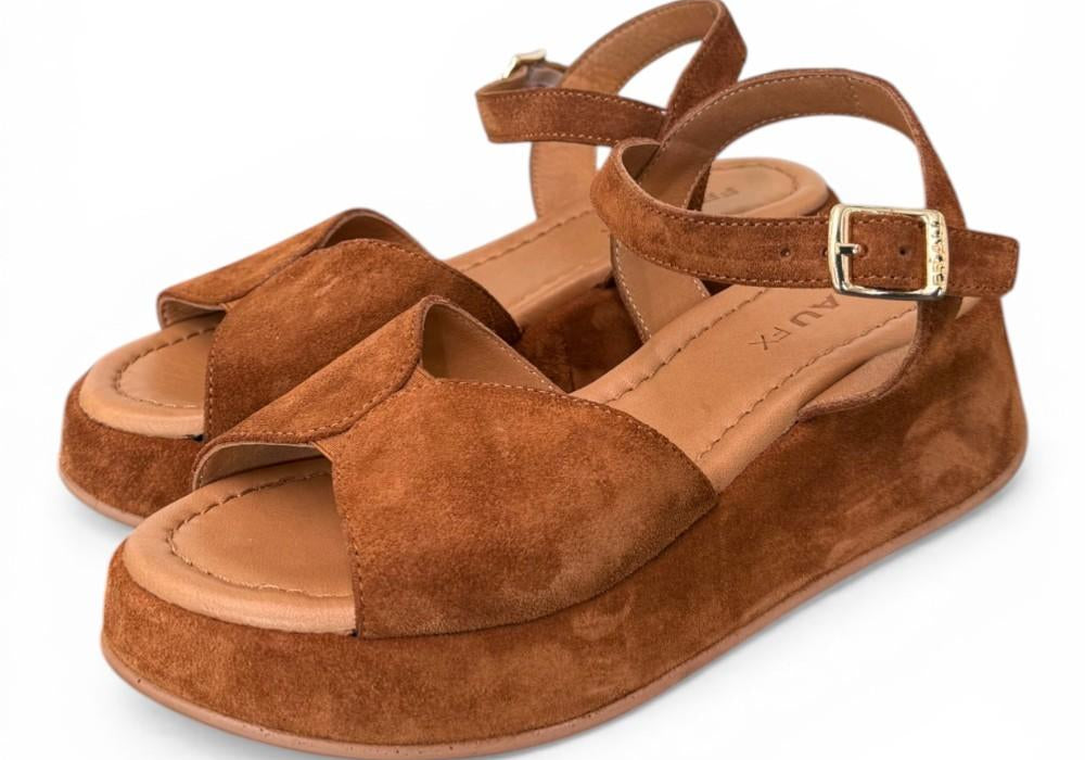 Sandalo fascia suede bruciato Z50 Frau 