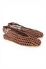 Slingback intrecciata testa di moro Bianca Di