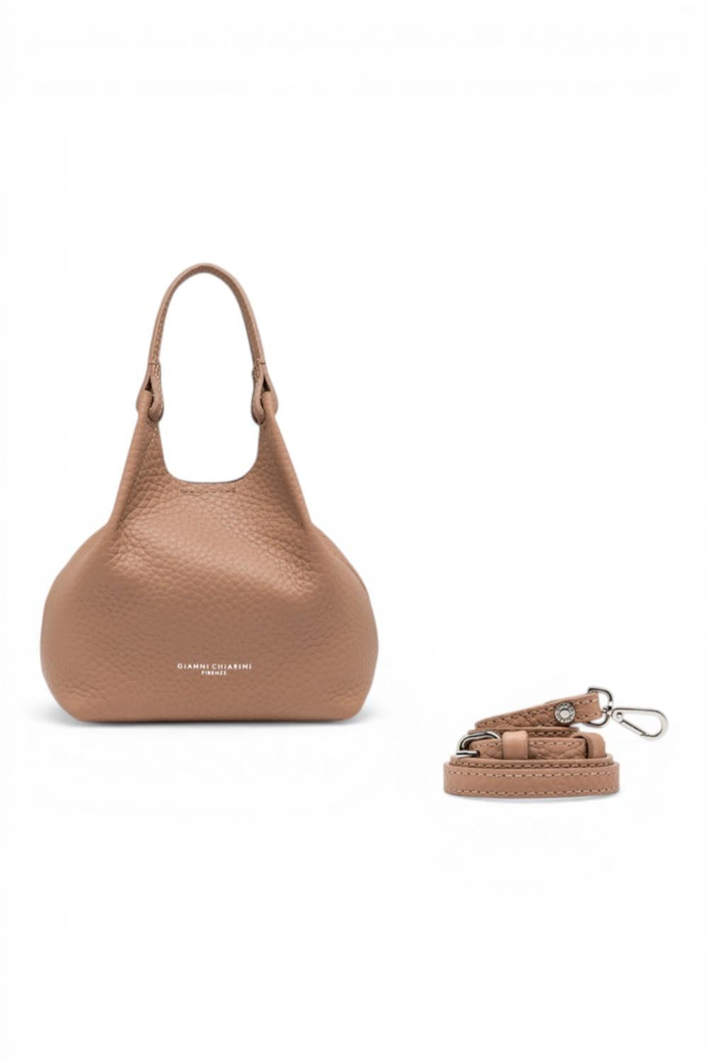 Borsa Dua piccola Clay Naturale Gianni Chiarini<BR/> 