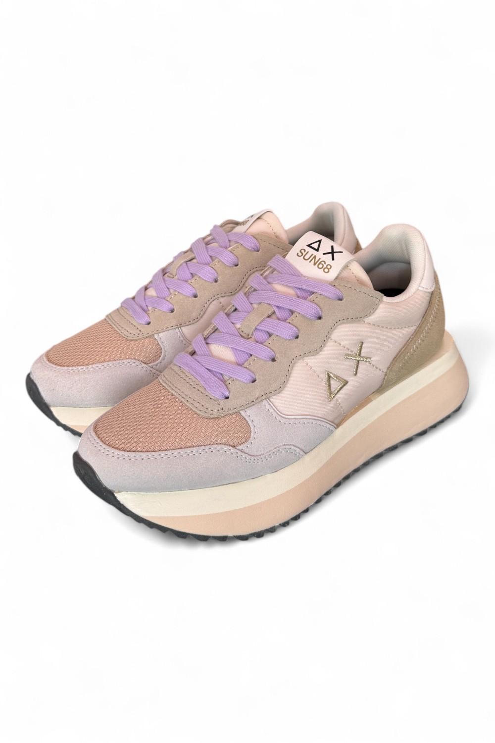 Sneaker donna Sun68 Big Ally beige 