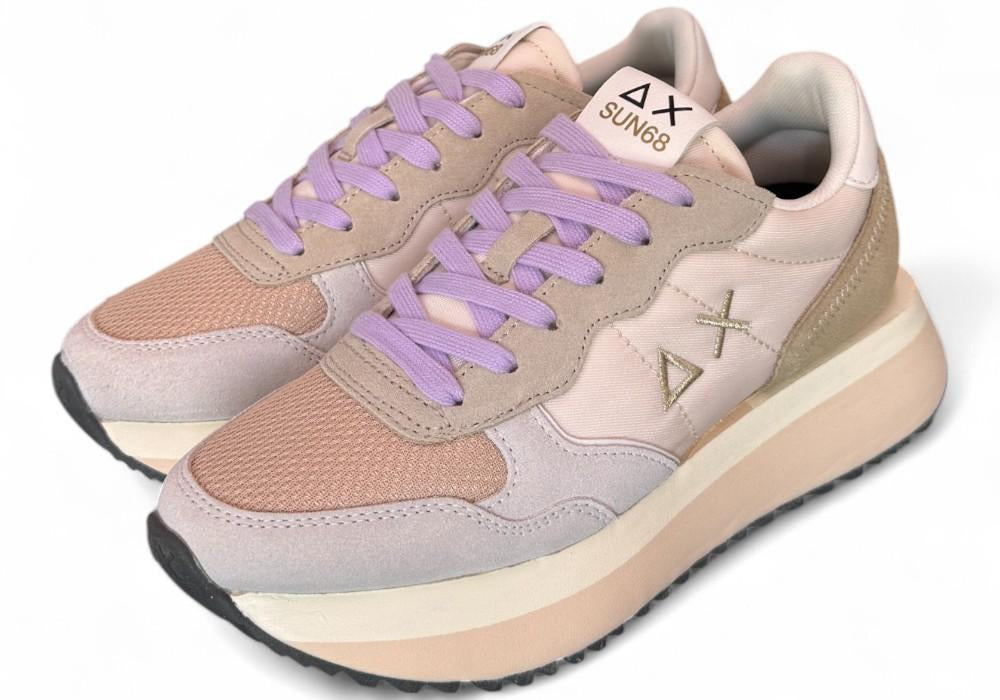 Sneaker donna Sun68 Big Ally beige 