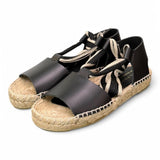 Sandalo con fascia pelle nera Palomitas<BR/> 