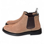 Stivaletto beatles suede tortora Dino Draghi<BR/> 