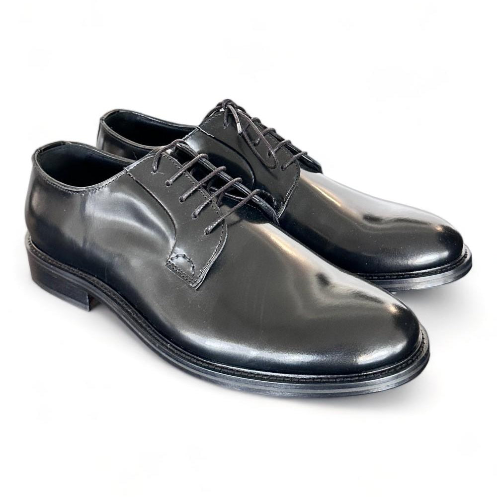 Scarpa uomo derby liscio spazzolato Franco Fedele 