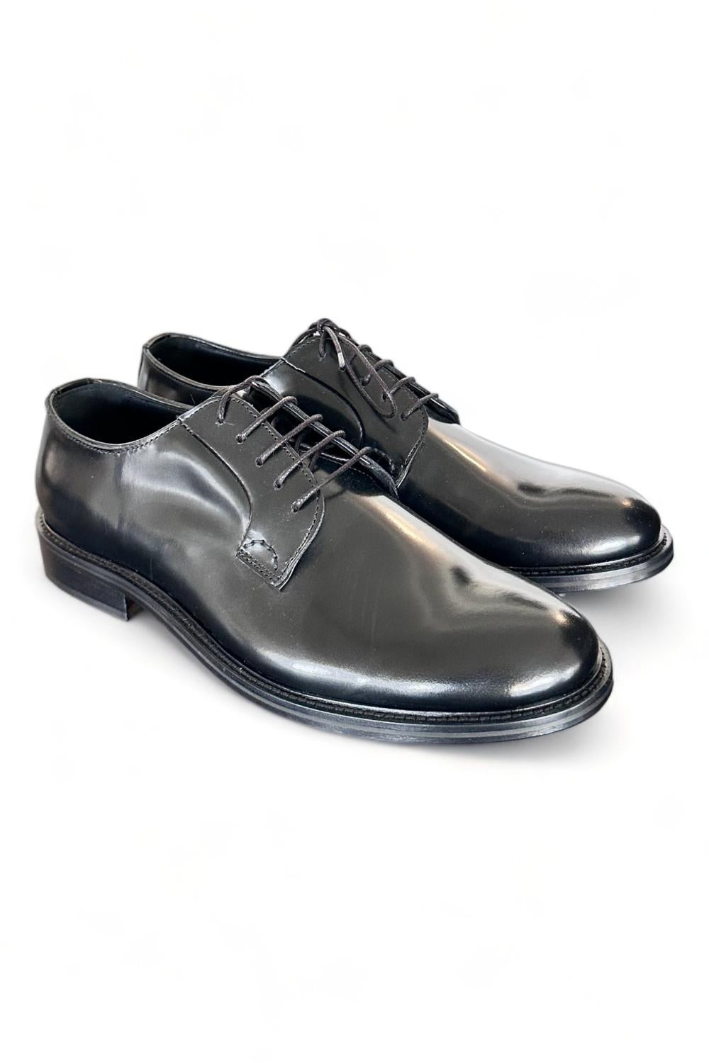Scarpa uomo derby liscio spazzolato Franco Fedele 