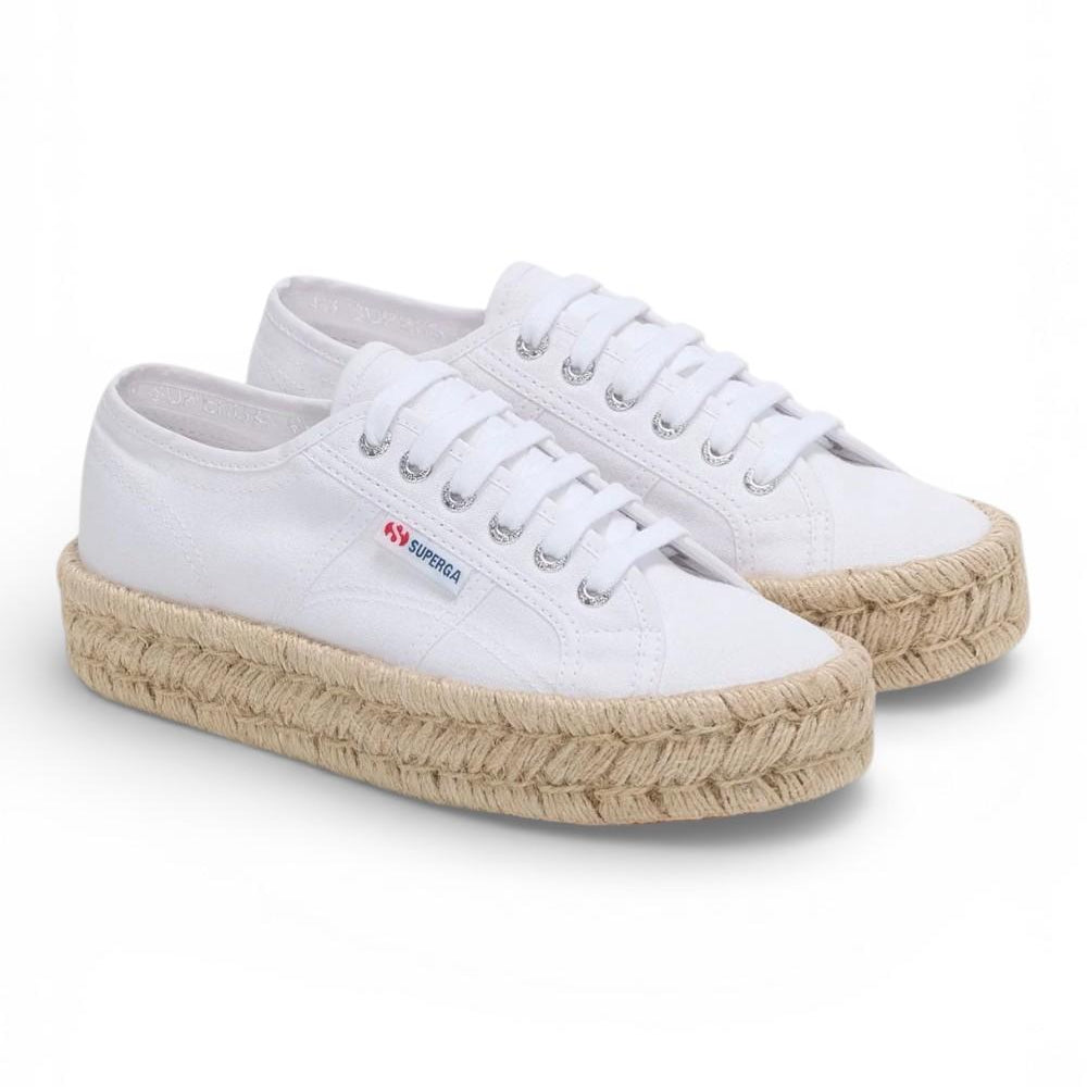 Sneaker Superga 2740 Platform cotton stone wash rope 