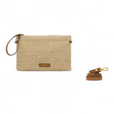 Borsa pochette Hermy rafia Gianni Chiarini<BR/> 