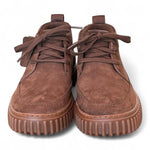 Polacco uomo Torhill Lace Hi Dark brown nabuk Clarks<BR/> 