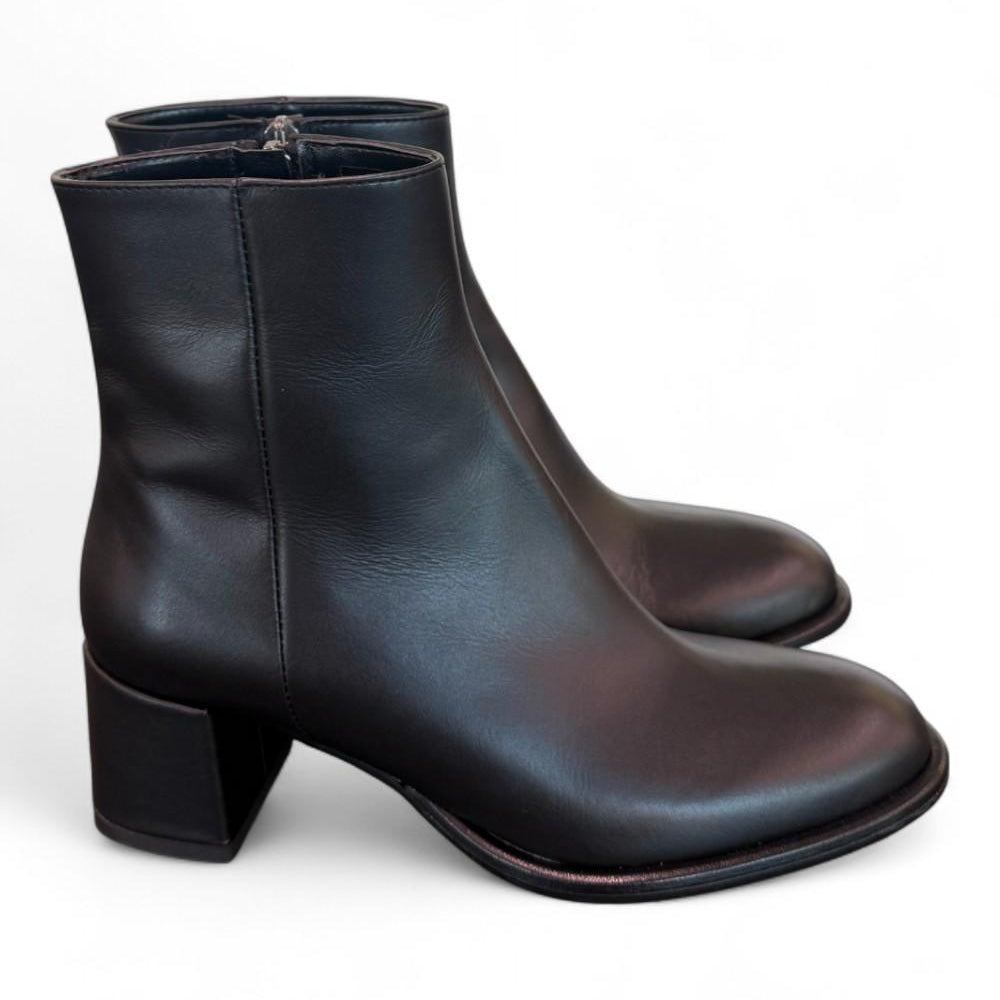 Stivaletto nappa nera T50 grosso Bianca Di<BR/> 